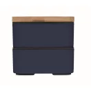 Cutie pranz, 400 ml, 2509E15394, Everestus, 18x10x9.5 cm, Polipropilena, Albastru marin francez