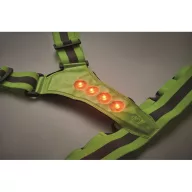   Centura de corp reflectorizanta reglabila, 2401E15479, Everestus, 50x44 cm, Poliester, Verde neon