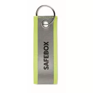   Breloc reflectorizant, 2401E15405, Everestus, 8.5x3 cm, Poliester, Galben neon