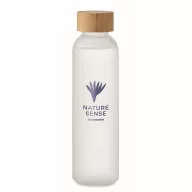   Sticla de apa sport 500 ml, 2401E15984, Everestus, Ø6x22 cm, Sticla, Alb transparent