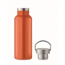 Sticla termoizolanta 500 ml, 2401E15945, Everestus, Ø7x21.5 cm, Otel, Portocaliu
