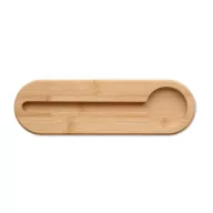   Penar pentru creioane cu suport de telefon, 2401E15572, Everestus, 18x5x4.8 cm, Bambus, Natur