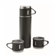   Termos 420 ml, 2401E15920, Everestus, Ø6x22.5 cm, Otel, Negru