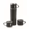 Termos 420 ml, 2401E15920, Everestus, Ø6x22.5 cm, Otel, Negru