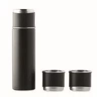   Termos 420 ml, 2401E15920, Everestus, Ø6x22.5 cm, Otel, Negru