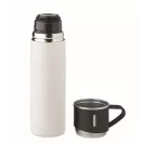 Termos 420 ml, 2401E16049, Everestus, Ø6x22.5 cm, Otel, Alb