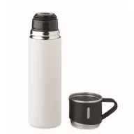 Termos 420 ml, 2401E16049, Everestus, Ø6x22.5 cm, Otel, Alb