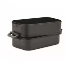 Caserola pentru pranz, 800 ml, 2401E15490, Everestus, 21x11.5x11 cm, Polipropilena, Negru