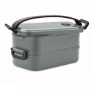 Caserola pranz 800 ml, 2502E14227, Everestus, 21 x 11.5 x 11 cm, Polipropilena, Albastru petrol