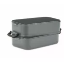 Caserola pranz 800 ml, 2502E14227, Everestus, 21 x 11.5 x 11 cm, Polipropilena, Albastru petrol