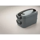 Caserola pranz 800 ml, 2502E14227, Everestus, 21 x 11.5 x 11 cm, Polipropilena, Albastru petrol