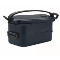   Caserola pranz 800 ml, 2502E14226, Everestus, 21 x 11.5 x 11 cm, Polipropilena, Albastru marin francez