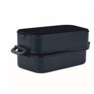   Caserola pranz 800 ml, 2502E14226, Everestus, 21 x 11.5 x 11 cm, Polipropilena, Albastru marin francez
