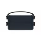 Caserola pranz 800 ml, 2502E14226, Everestus, 21 x 11.5 x 11 cm, Polipropilena, Albastru marin francez