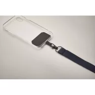   Lanyard suport de telefon, 2502E14297, Everestus, 2 x 55 cm, Poliester, Albastru
