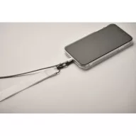   Lanyard suport de telefon, 2502E14296, Everestus, 2 x 55 cm, Poliester, Alb