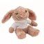 Iepuras de plush, 2401E15575, Everestus, 14x10x12 cm, Poliester, Alb