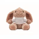 Iepuras de plush, 2401E15575, Everestus, 14x10x12 cm, Poliester, Alb