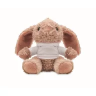   Iepuras de plush, 2401E15575, Everestus, 14x10x12 cm, Poliester, Alb
