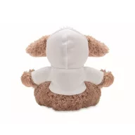   Iepuras de plush, 2401E15575, Everestus, 14x10x12 cm, Poliester, Alb