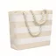 Geanta de plaja, 2401E15542, Everestus, 55x15x39 cm, Bumbac, Alb