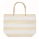 Geanta de plaja, 2401E15542, Everestus, 55x15x39 cm, Bumbac, Alb