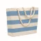 Geanta de plaja, Everestus, 2601E13987, 55x15x39 cm, Bumbac, Albastru copil