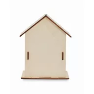   Set de pictat casuta de pasari, 2401E15510, Everestus, 10x10x13 cm, Lemn, Natur