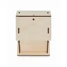 Set de pictat casuta de pasari, 2401E15510, Everestus, 10x10x13 cm, Lemn, Natur