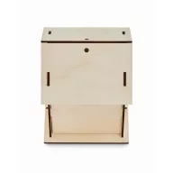   Set de pictat casuta de pasari, 2401E15510, Everestus, 10x10x13 cm, Lemn, Natur