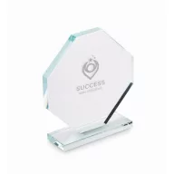   Trofeu din cristal, 2401E16069, Everestus, 14.6x15.5x4.3 cm, Sticla, Transparent