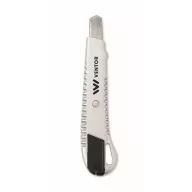   Cutter retractabil, 2401E15502, Everestus, 13.3x2.8 cm, Aluminiu, Argintiu