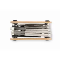   Unealta multifunctionala cu 11 functii, 2401E15633, Everestus, 9x2.5x3.8 cm, Bambus, Natur