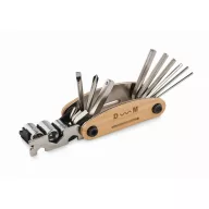   Unealta multifunctionala cu 11 functii, 2401E15633, Everestus, 9x2.5x3.8 cm, Bambus, Natur