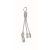 Cablu de incarcare 4-in-1, 2401E15411, Everestus, 17x2.4x1.7 cm, Plastic, Argintiu