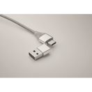 Cablu de incarcare 4-in-1, 2401E15411, Everestus, 17x2.4x1.7 cm, Plastic, Argintiu