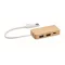 Hub usb cu 3 porturi, 2401E15568, Everestus, 87x40x15 cm, Bambus, Natur