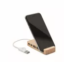 Hub usb cu 4 porturi, 2401E15569, Everestus, 105x45x16 cm, Bambus, Natur