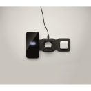 Statie de incarcare pliabila 3-in-1, Everestus, 2601E14523, 25x7.5x0.8 cm, ABS, Negru