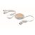 Cablu de incarcare usb retractabil, 2401E15413, Everestus, 53x53x16 cm, ABS, Alb