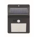 Lanterna led solara, 2401E15614, Everestus, 12.3x9x3x5 cm, Plastic, Negru