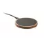 Incarcator wireless 15 W, 2401E15579, Everestus, Ø91x9 cm, Lemn, Negru