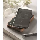 Powerbank 4000 mAh, USB-C, 2401E15728, Everestus, 125x75x15 cm, Lemn, Negru