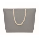 Geanta de plaja, 2401E15553, Everestus, 55x15x39 cm, Bumbac, Gri