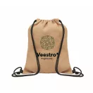 Saculet cu snur, 2401E15771, Everestus, 33x41.5 cm, Iuta, Negru