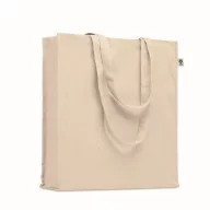   Sacosa pentru cumparaturi, 2401E15822, Everestus, 38x9x42 cm, Bumbac, Bej