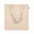 Sacosa pentru cumparaturi, 2401E15822, Everestus, 38x9x42 cm, Bumbac, Bej