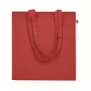 Sacosa pentru cumparaturi, 2401E15831, Everestus, 38x9x42 cm, Bumbac, Rosu