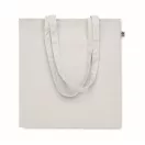 Sacosa pentru cumparaturi, 2401E15833, Everestus, 38x9x42 cm, Bumbac, Alb