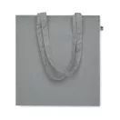 Sacosa de cumparaturi, 2509E16545, Everestus, 38x9x42 cm, Bumbac, Gri